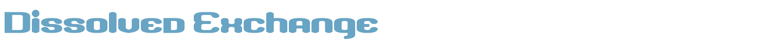 sample Dissolved Exchange font